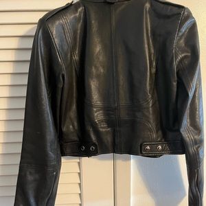Andrew Marc woman leather jacket size X small
